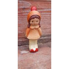 СТАРАЯ РЕТРО-ИГРУШКА СССР! "ДЕВОЧКА С КРАСНЫМ БОНБОНОМ"!РЕДКАЯ!