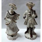 Статуэтки фарфоровые "Дама и кавалер" 80-е годы Европа. Высота 19 см. - 2 шт.