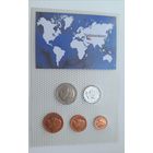 Турменистан. Годовой набор монет 1993 года в заводской запайке.