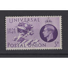 Великобритания 1949** Георг VI, Всемирный Почтовый Союз, Памятник ВПС, Берн, Швейцария (Mi#242)