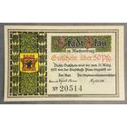 Нотгельд 50 пфеннигов 1922 год. Плау. Веймарская республика.