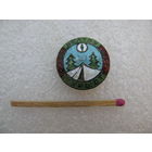 Знак. Турист БелТЭУ. Белорусское туристско-экскурсионное управление. тяжёлый