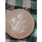 Мэн 1 крона 1990 Елизавета королева мать