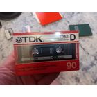 Аудиокассета TDK D 90 новая запечатанная