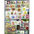 Флора - 40+ марок и 1 блок - гашёные. #4-W1-130-B-2