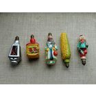 Фигурные лампочки к электрогирлянде поросенок.фонарик кукуруза.домик дед мороз