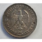 1936 год  5 марок  Германия    серебро