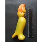 Старая Советская резиновая игрушка Попугай.