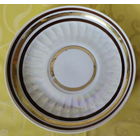 Блюдце эпохи СССР. Минский фарфоро-фаянсовый завод (Минск), 1968-1983 гг