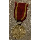 Польская военная медаль на родной ленте (1939-1945)