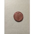 Россия 2 копейки 1757 г. Елизавета II (*). Состояние на фото!!!