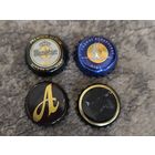 4 старых коркі Рэчыцкае, Аліварыя і інш / 4 старых пробки белорусских сортов пива