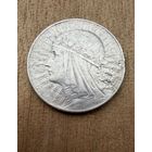 5 злотых 1933 г.  Польша.   Ядвига.  СЕРЕБРО.  1.