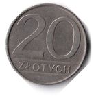 Польша. 20 злотых. 1984 г.
