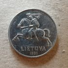 Литва 2 Республика 5 центов 1991 г., KM# 87 ю