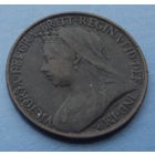 Британия. 1 фартинг 1900