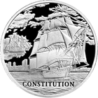 Конститьюшн (Constitution). Парусные корабли, 1 рубль 2010