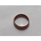 Обручальное кольцо ссср 375, 2.7гр., размер 18.5, толщина 3.3мм.
