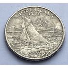 25 центов 2001 г. Род-Айленд, США