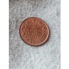 1. Распродажа коллекции! Британская Индия 1/12 анна 1941 г. Нечастая! Состояние UNC!