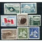 Канада - 1965г. - 7 полных серий - 8 марок - гашёные. #3-WB-102-B-1