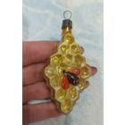 Елочные игрушки, стекло, сота с пчелой