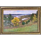 Московских В.Н;70/110см;1993г;Разгулялась осень в мокрых долах