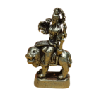 Статуэтка миниатюра Дурга на льве Бронза Индия