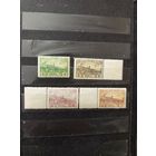 1919 Польша локальная почта Хенцины полная серия чистые MNH** архитектура (4-14)