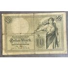 Банкнота 10 марок 1906 год. Германская империя.