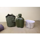 Военная комбинированная фляга, новая. Распродажа коллекции вещей. С РУБЛЯ! АУКЦИОН!