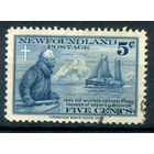 Британские колонии - Ньюфаундленд - 1939г. - 50 лет мисси Гренфелла, корабль- - 1 марка - полная серия, гашёная [Mi 239]. #3-WB-88-A-1