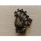 Брошь Жар Птица Miracle Редкость Англия 60-е Кельский стиль