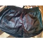 Кожаные фирменные шорты