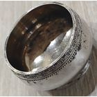 Сольничка / икорница, серебро с позолотой. 1967 год. Таллинский ювелирный завод. 39+гр