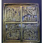 Икона Створка Двунадесятые Праздники XVIII-XIX век ,эмаль