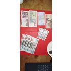 10 шт. Купюры Египет. Фунты. С рубля. (30) Красивый набор.