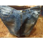 Шорты джинсовые мужские хлопок большие 54 р-р 36/33 удлинённые