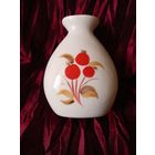 Шикарная вазочка СССР! Ручная роспись !Без сколов и трещин!