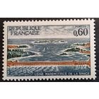Франция. 1966г. Mi1566**. Приливная электростанция в устье реки Ранс.
