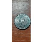 США Штаты и территории 25 центов (квотер) Индиана 2002