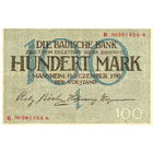 Германия, Баден, 100 марок, 1918 г. Ros.BAD6. Не частые!