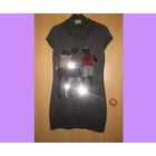 Туника тёплая с ярким принтом, р.44-46. Новая.