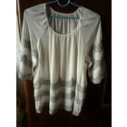 Воздушная шифоновая блузка,48-50 р.