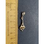 Подвеска серебро с янтарём 4