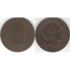 Испания 10 сентимо 1879 г. VG