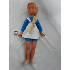 Большая кукла, девочка с косой. СССР