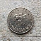 5 кун 2001 года Хорватия. Республика Хорватия. Красивая монета!