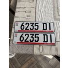 Номера автомобильные Грузии (транзит)