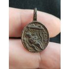 Медальон старинный Игнатий Лайола